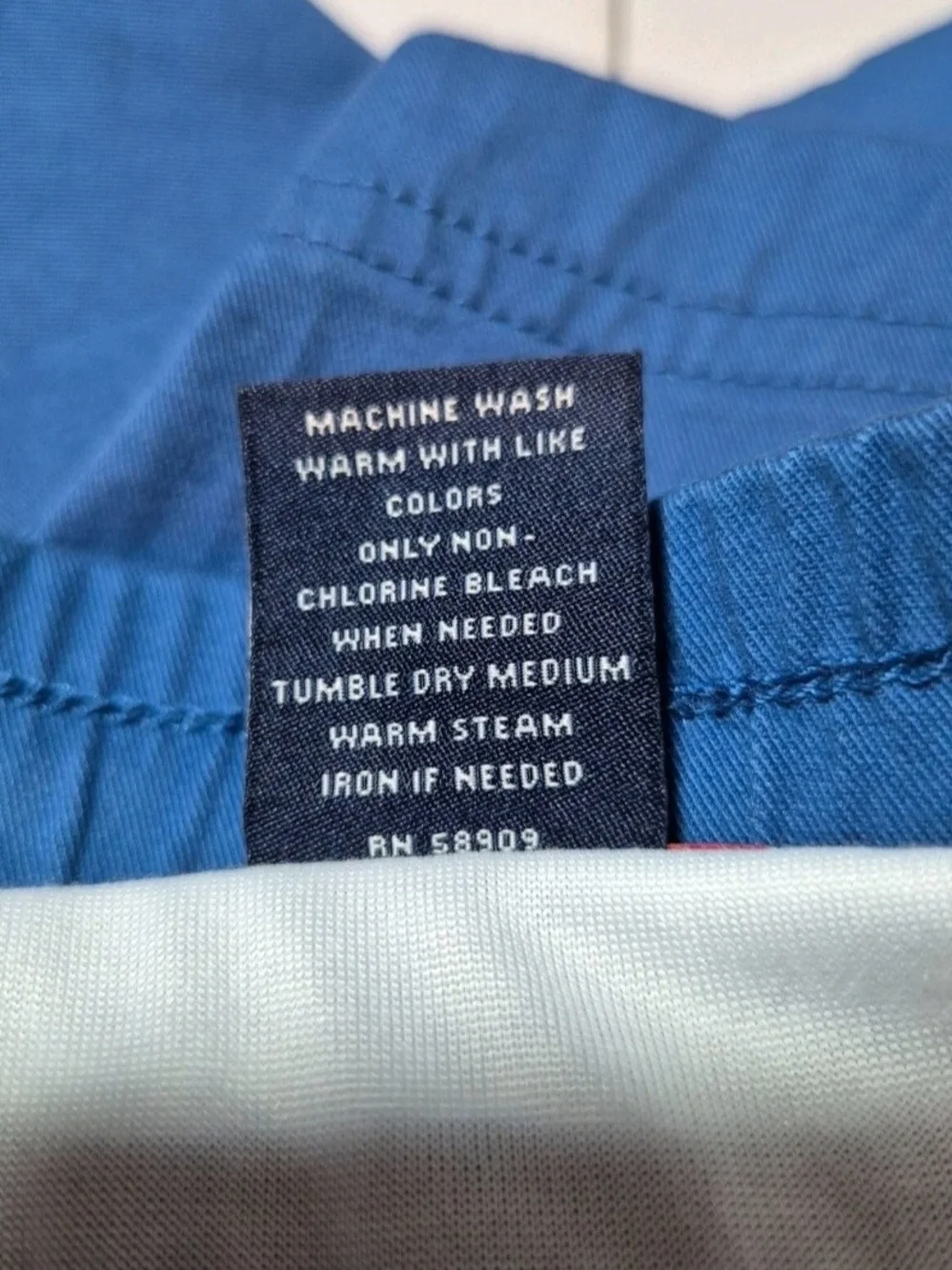 Roundtree & Yorke Casuals Size XXL Men's Stretch Fabric Shorts Blue Cotton 09